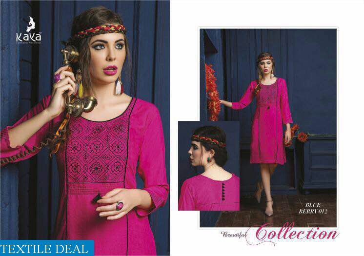 kaya Blueberry vol-2 Wholesale indian kurtis catalog